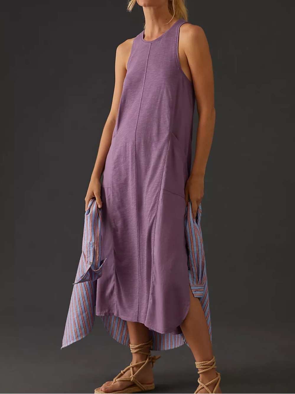 Daily Practice by Anthropologie Relaxed Midi Dress size M